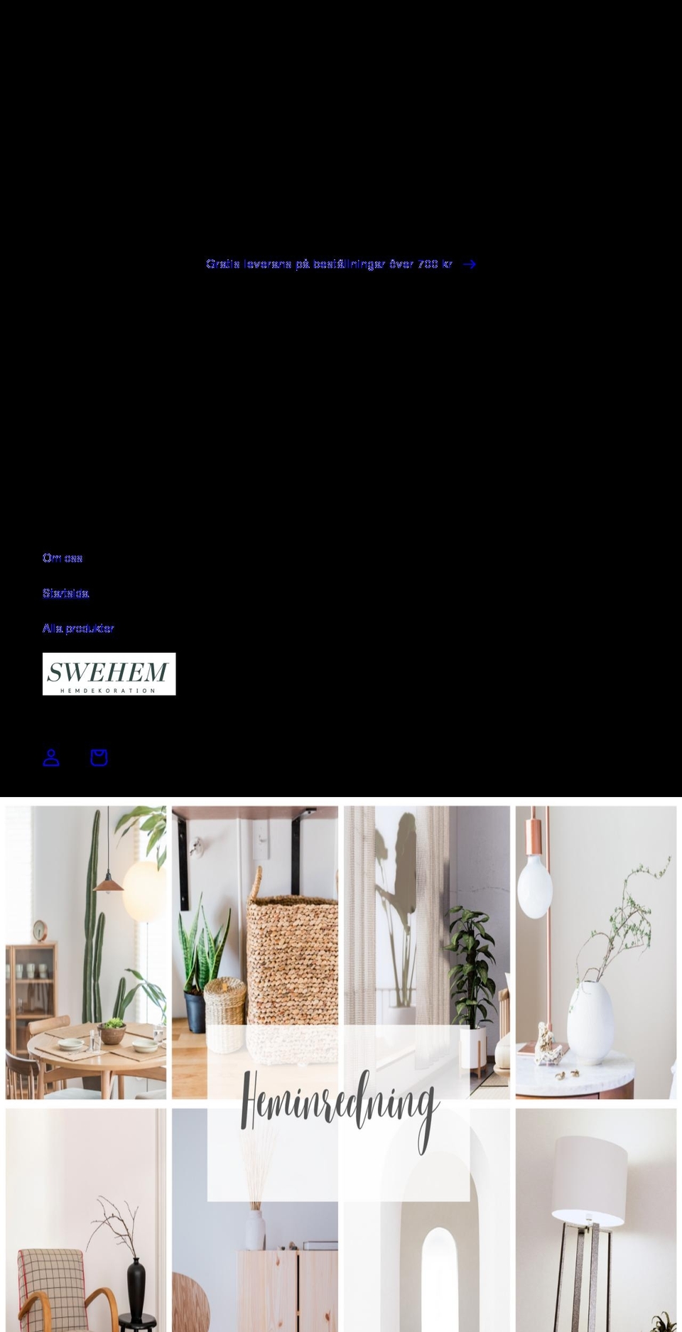 swehem.com shopify website screenshot