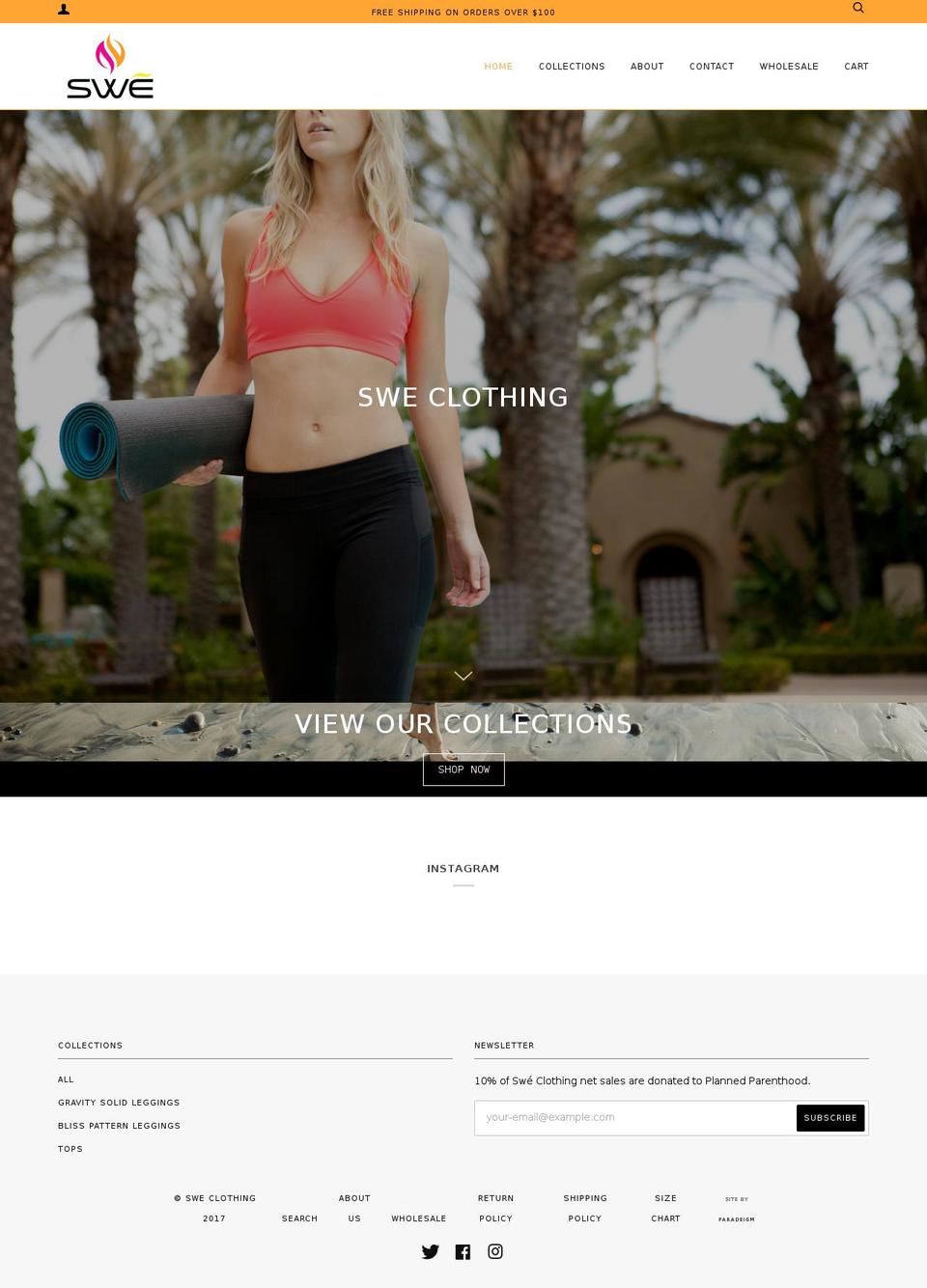 swejewelry.com shopify website screenshot