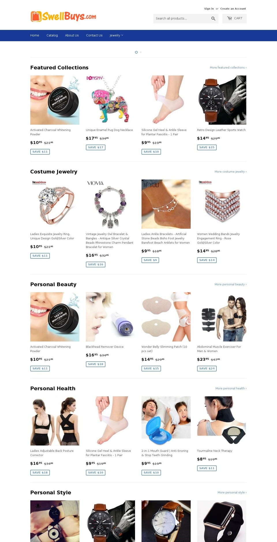swellbuys.com — Shopify storefront screenshot