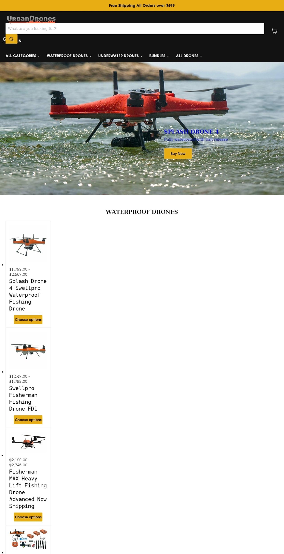 swellprous.com — Shopify storefront screenshot