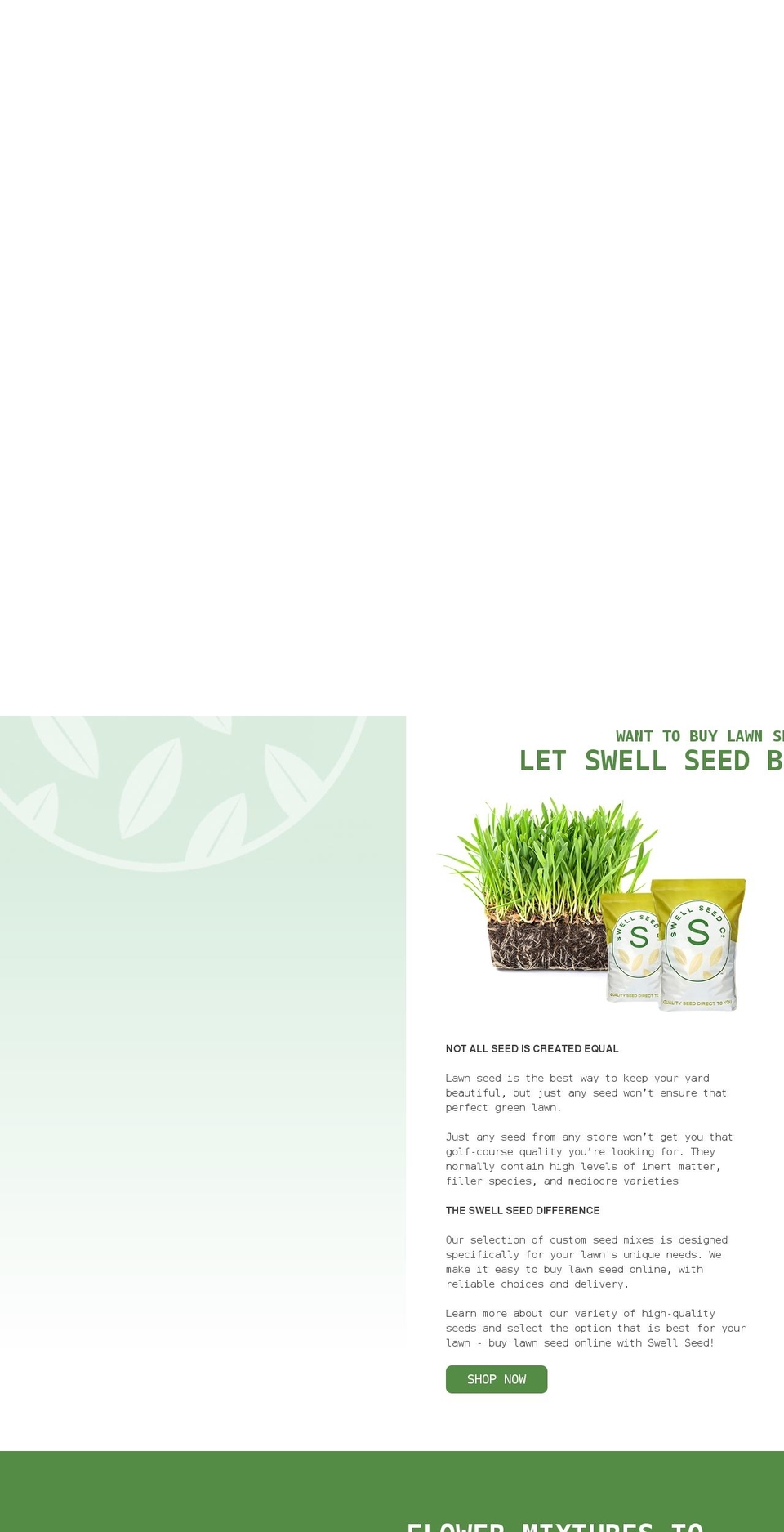 swellseedco.com shopify website screenshot