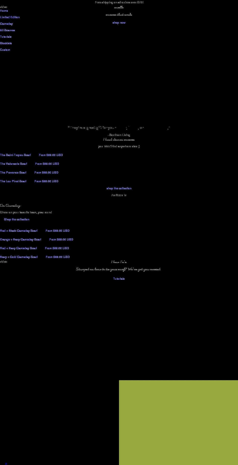 swellsofsplendor.com shopify website screenshot