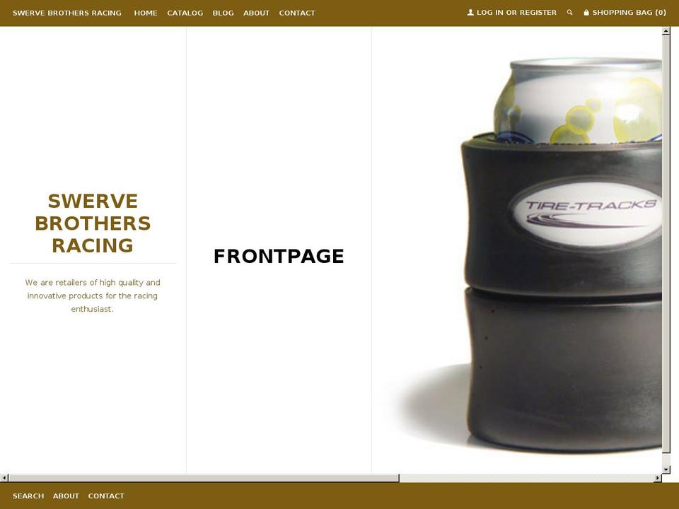 swervebrothersracing.com shopify website screenshot