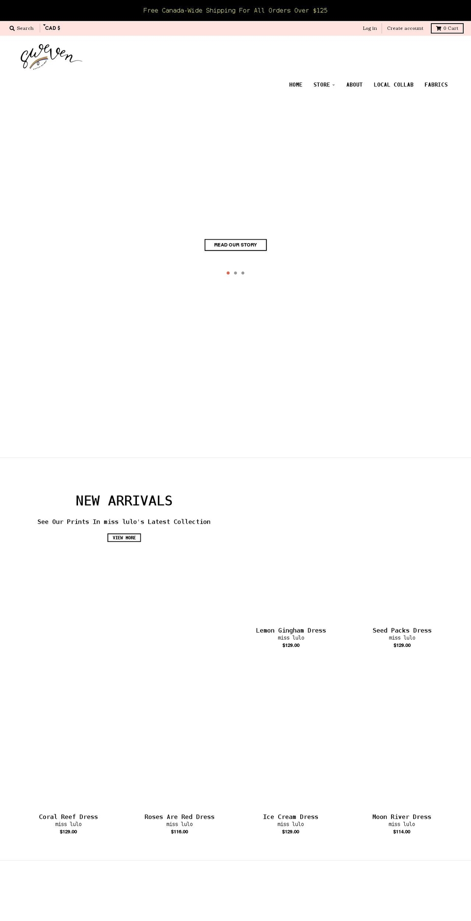 swevenprintdesign.com shopify website screenshot