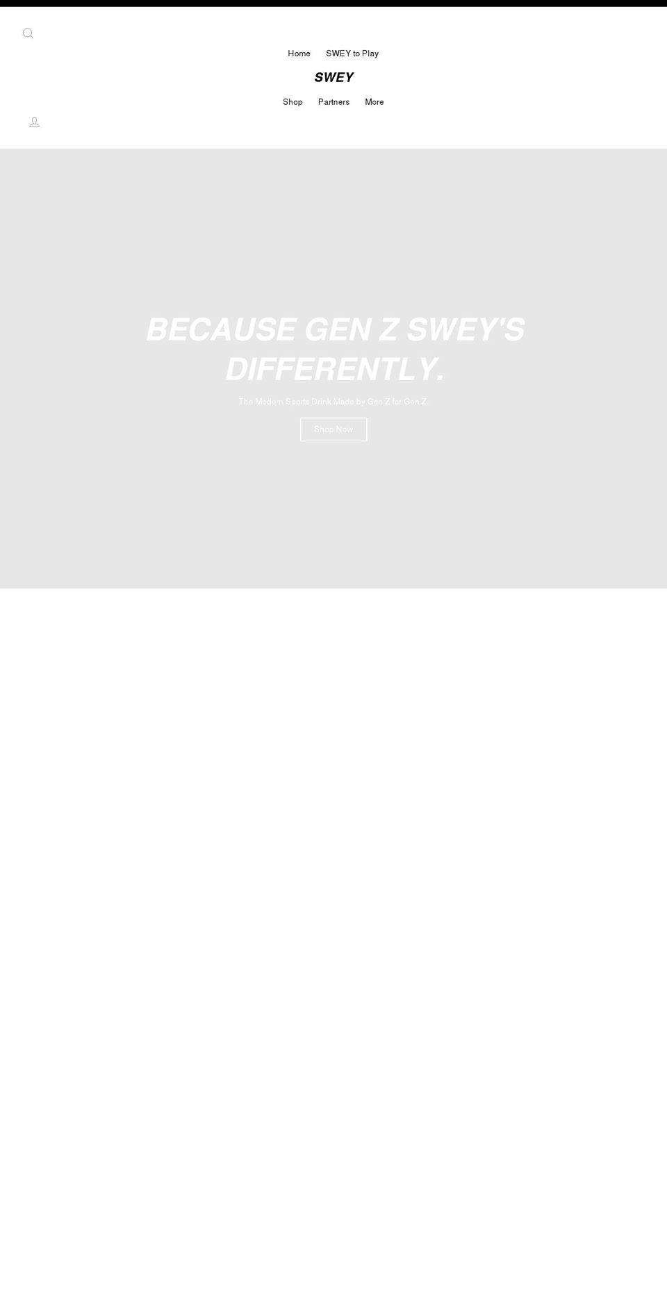 sweytoplay.com shopify website screenshot