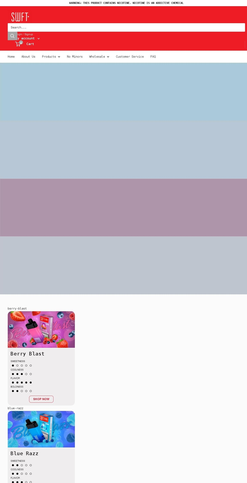 swftbar.com shopify website screenshot