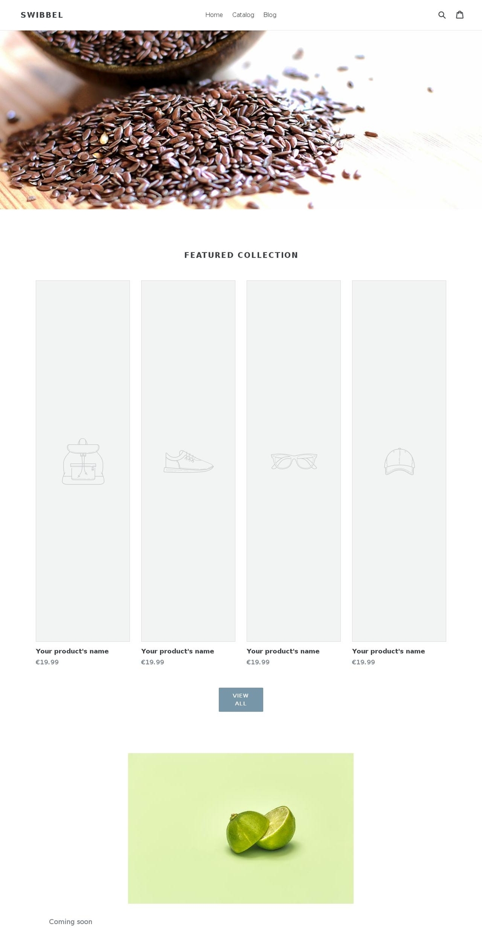 swibbel.com — Shopify storefront screenshot