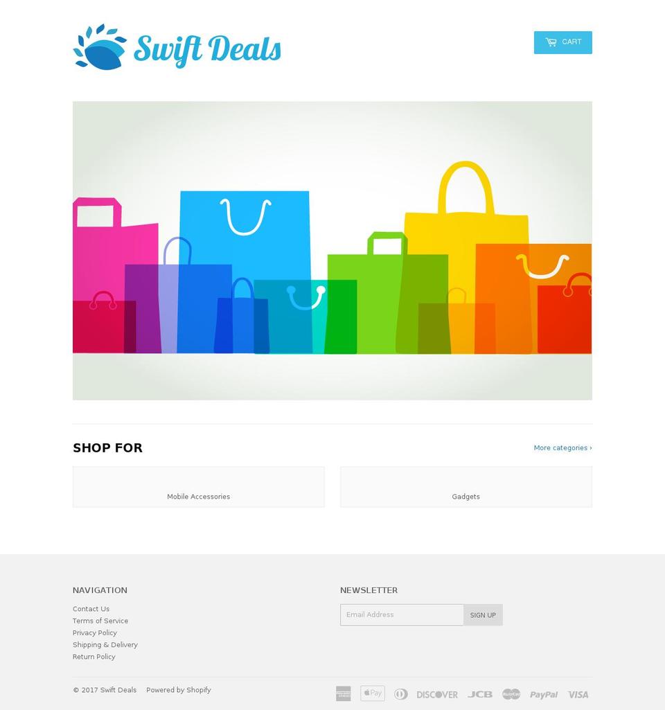 swift-deals.com shopify website screenshot