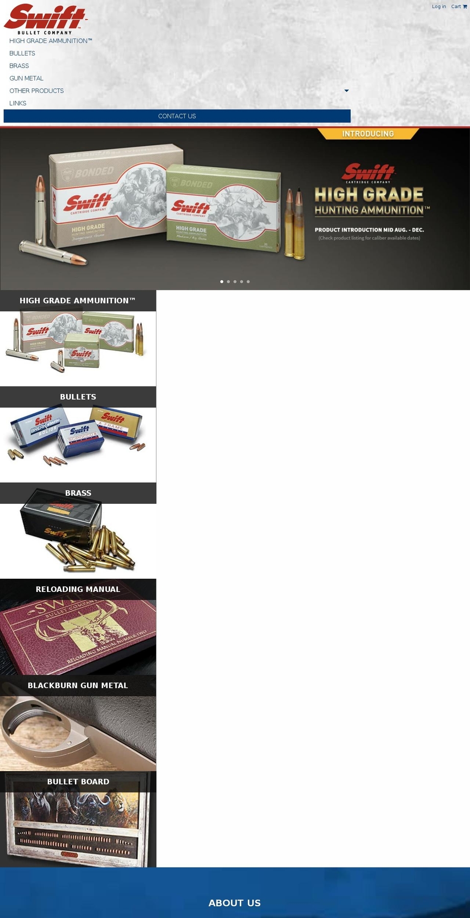 swiftbullets.com shopify website screenshot