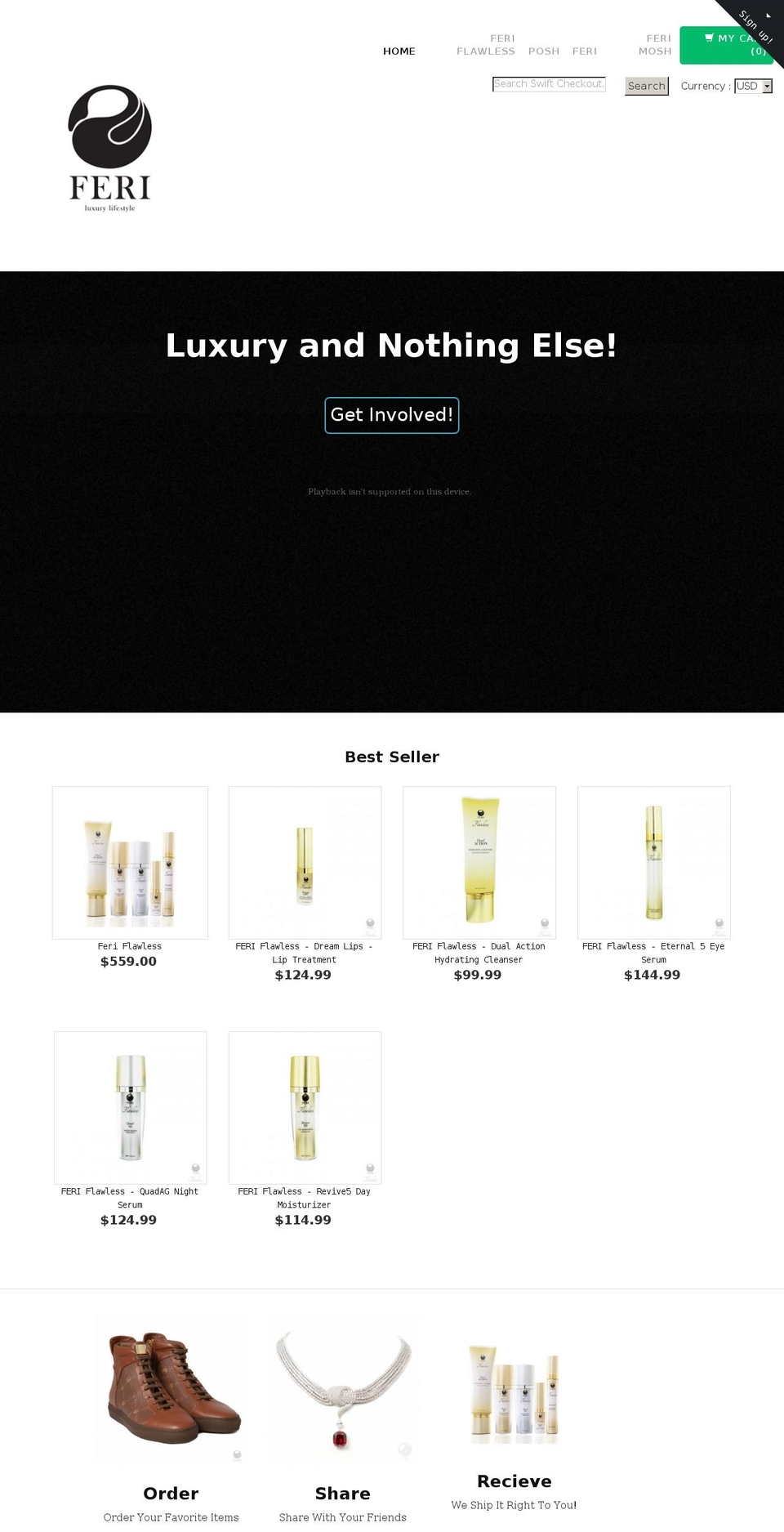 swiftcheckout.com shopify website screenshot