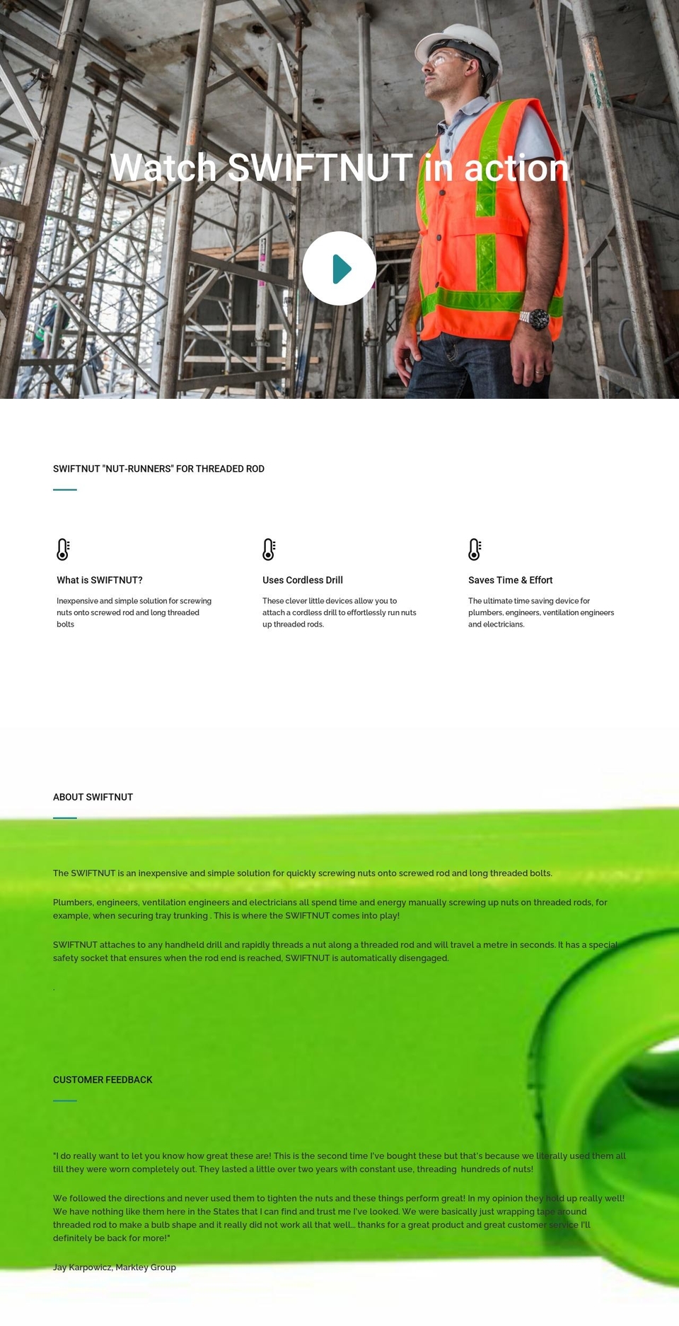 swiftnut.co.uk shopify website screenshot