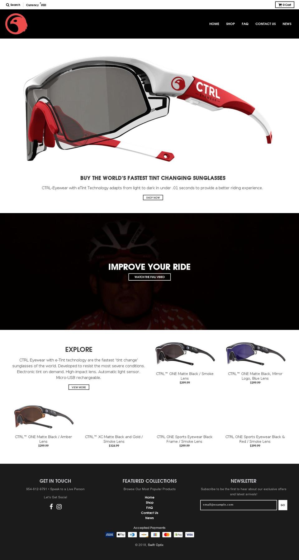 swiftoptix.com — Shopify storefront screenshot