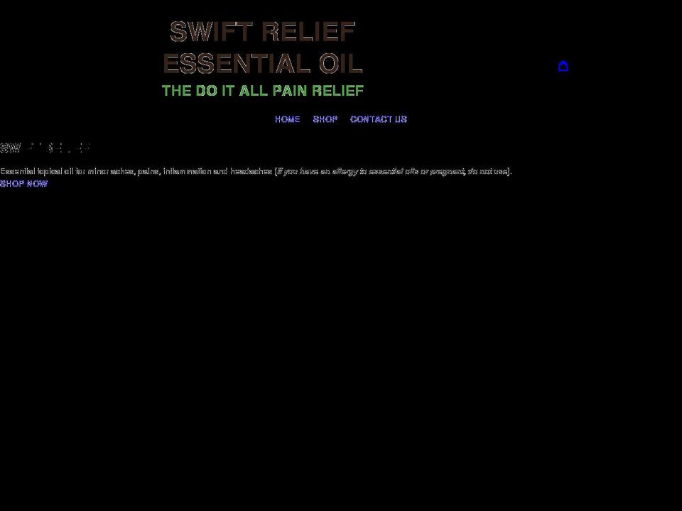 swiftreliefnaturesway.com shopify website screenshot