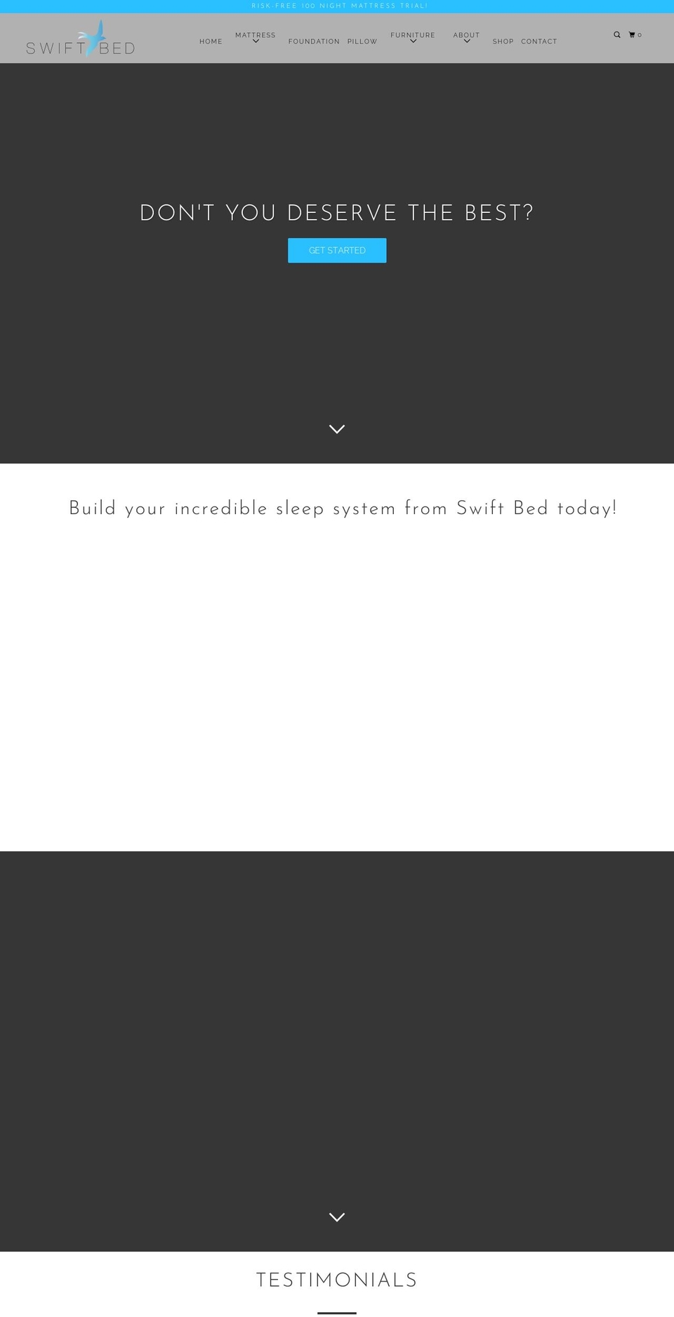 swiftsofas.com — Shopify storefront screenshot