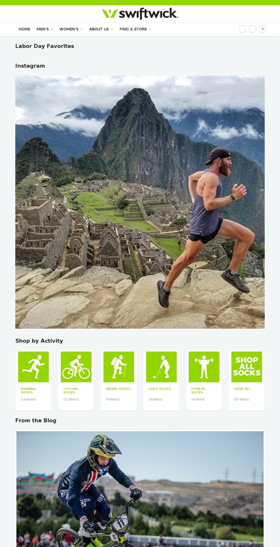 swiftwick.com — Shopify storefront screenshot
