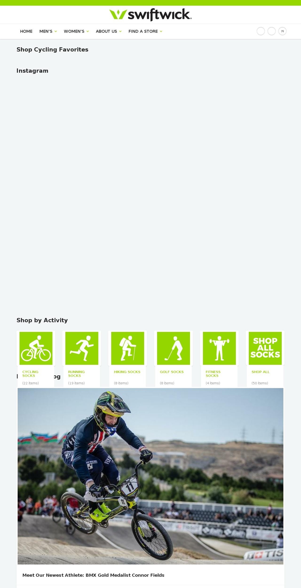 swiftwick.pl shopify website screenshot