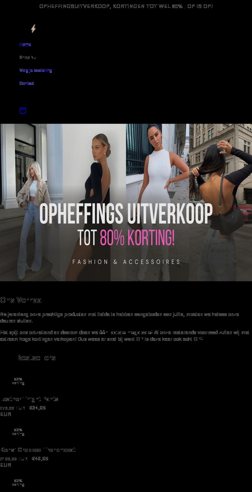 swiftyshop.nl shopify website screenshot