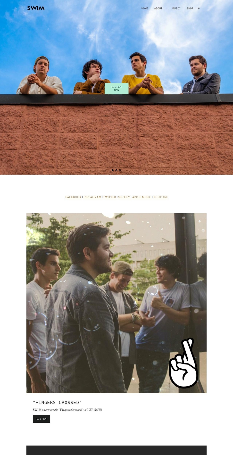 swimbandny.com shopify website screenshot
