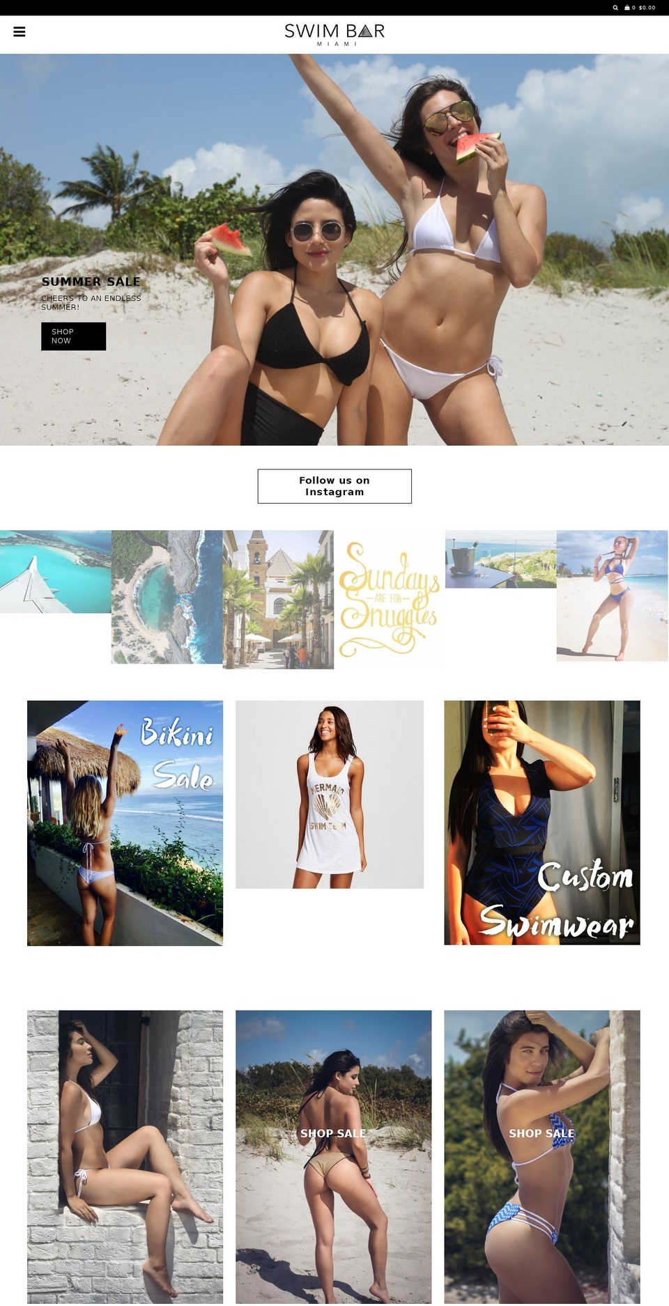 swimbarmiami.com — Shopify storefront screenshot