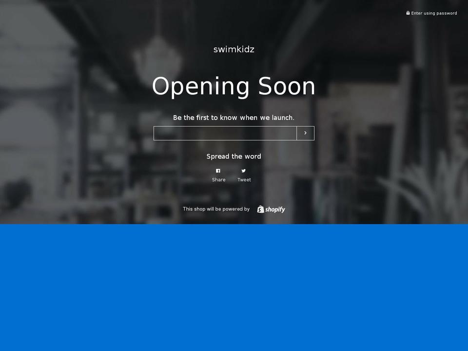 swimkidz.com — Shopify storefront screenshot