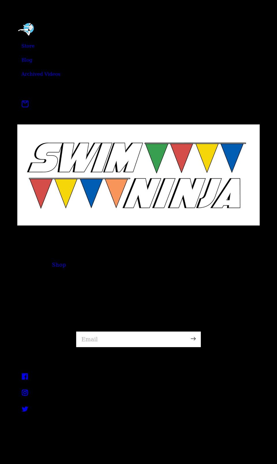 swimninja.com shopify website screenshot