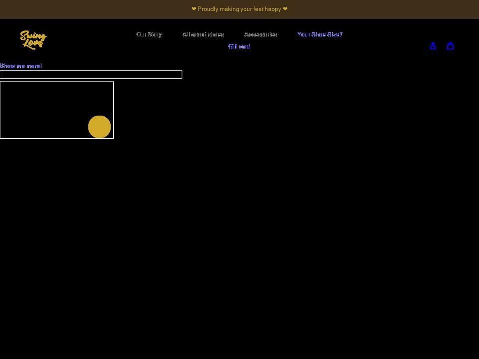 swing-love.com shopify website screenshot