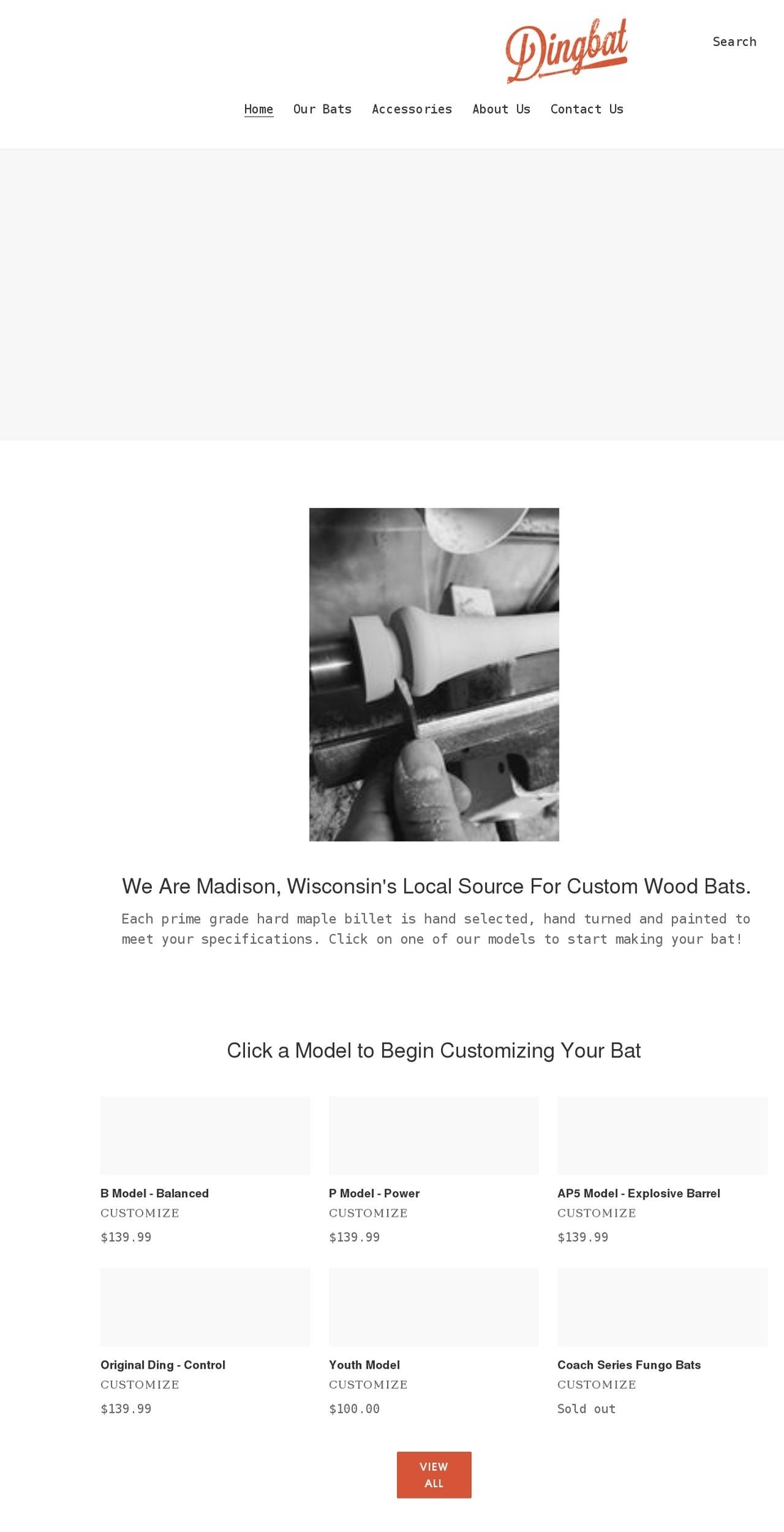 swingtheding.com shopify website screenshot