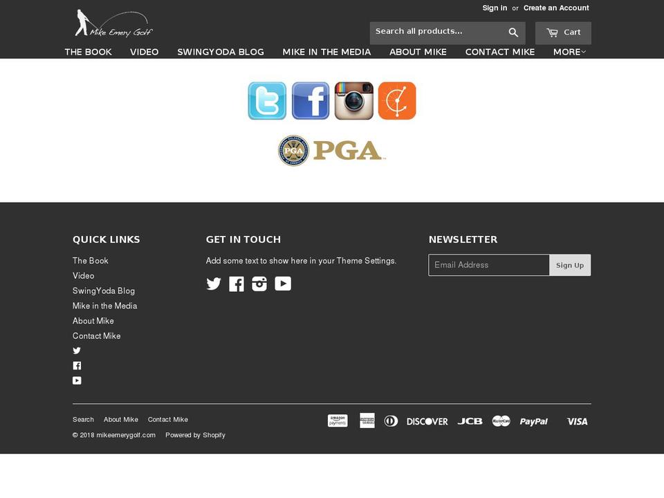 swingyoda.com shopify website screenshot
