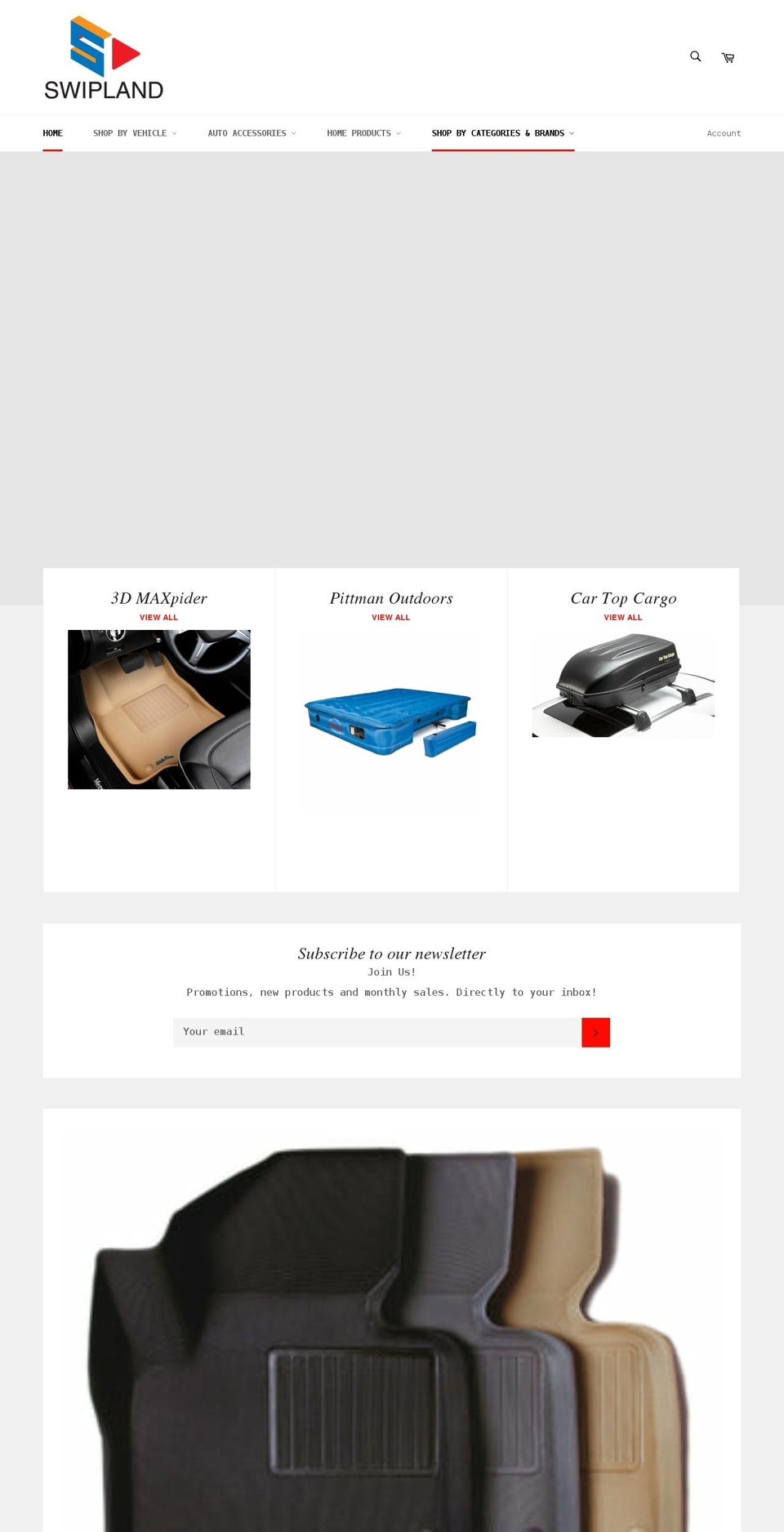 swipland.com shopify website screenshot