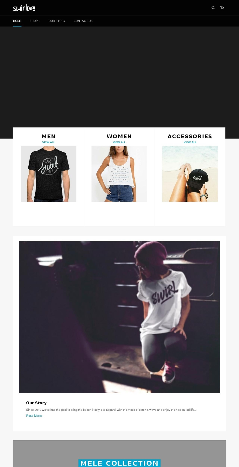 swirlapparel.com — Shopify storefront screenshot