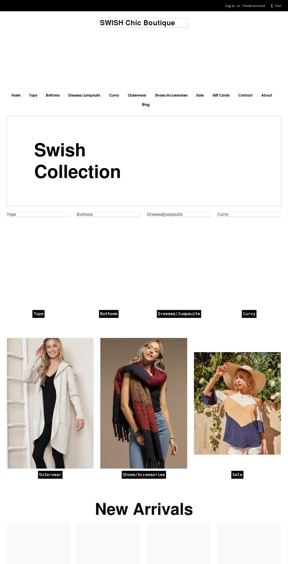 swishchic.com shopify website screenshot