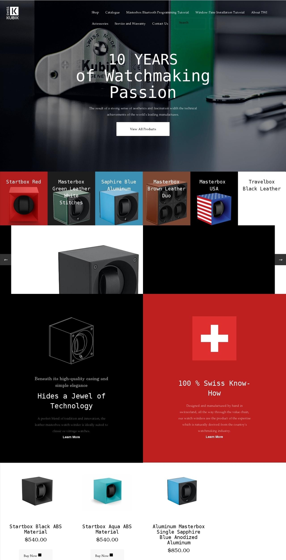 swisskubikus.com shopify website screenshot