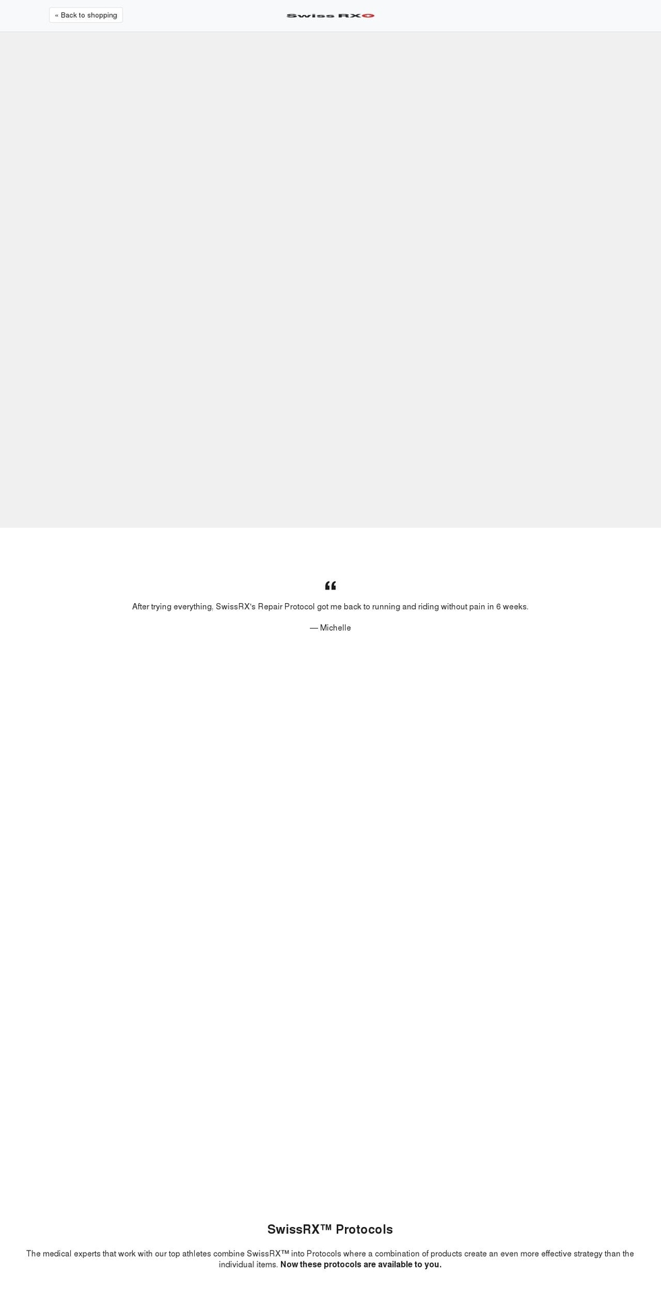 swissrx.net shopify website screenshot