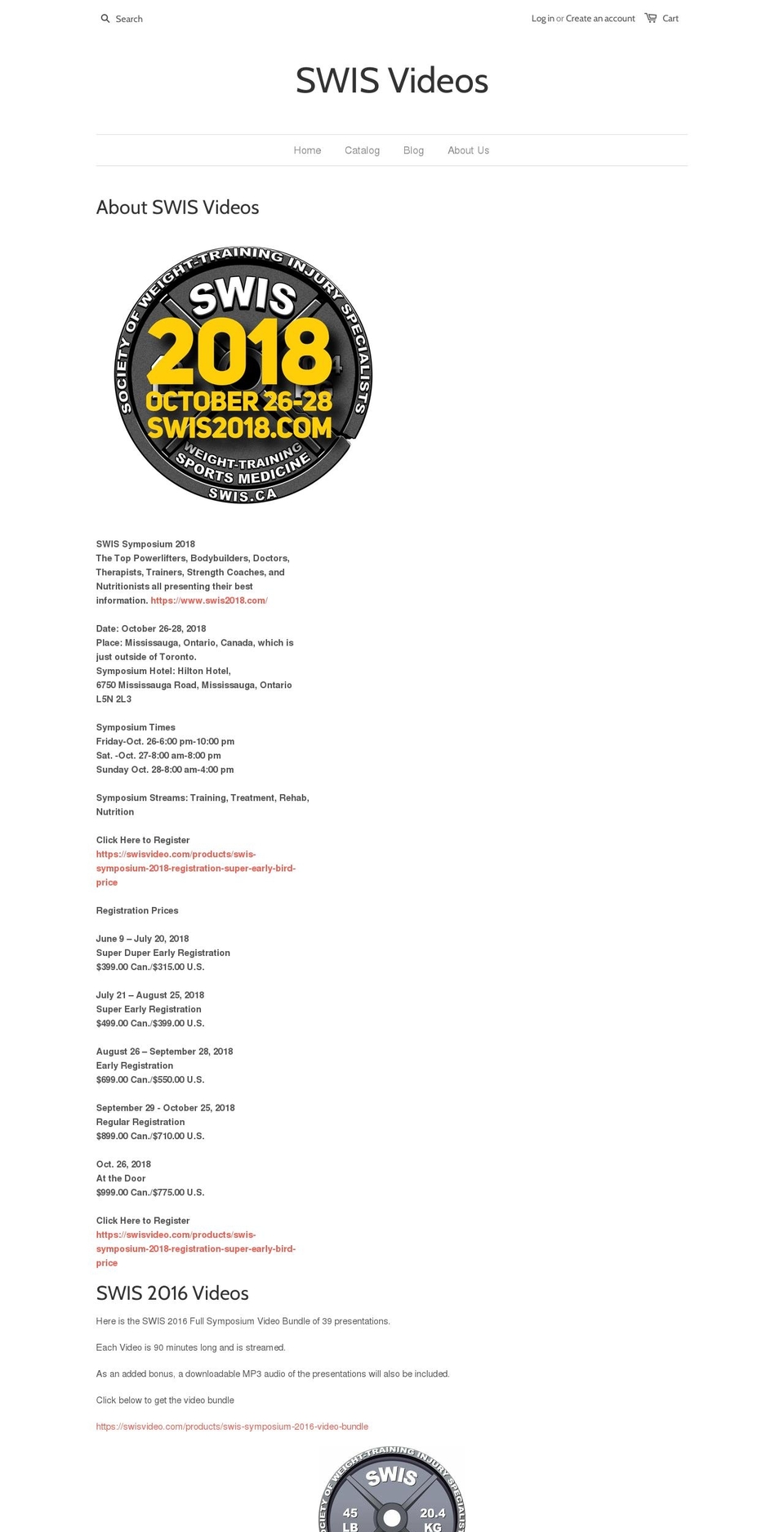 swisvideos-com.myshopify.com shopify website screenshot