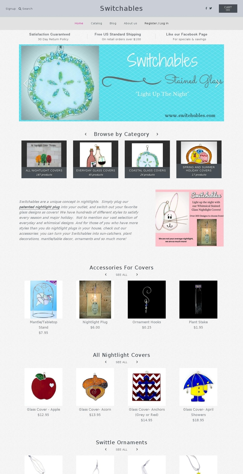 switchables.net shopify website screenshot