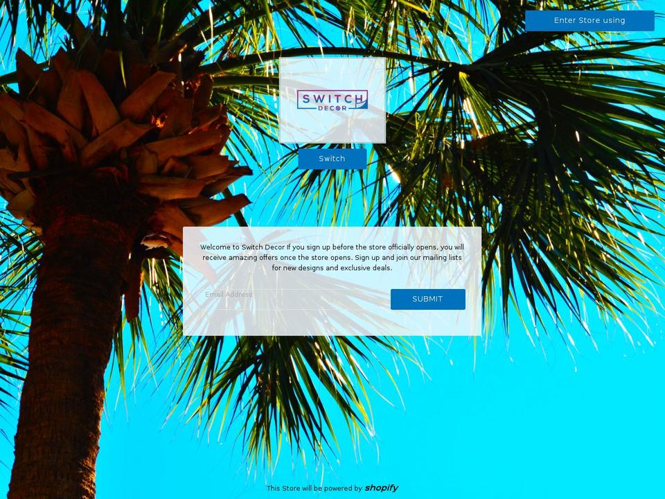 switchdecor.com — Shopify storefront screenshot