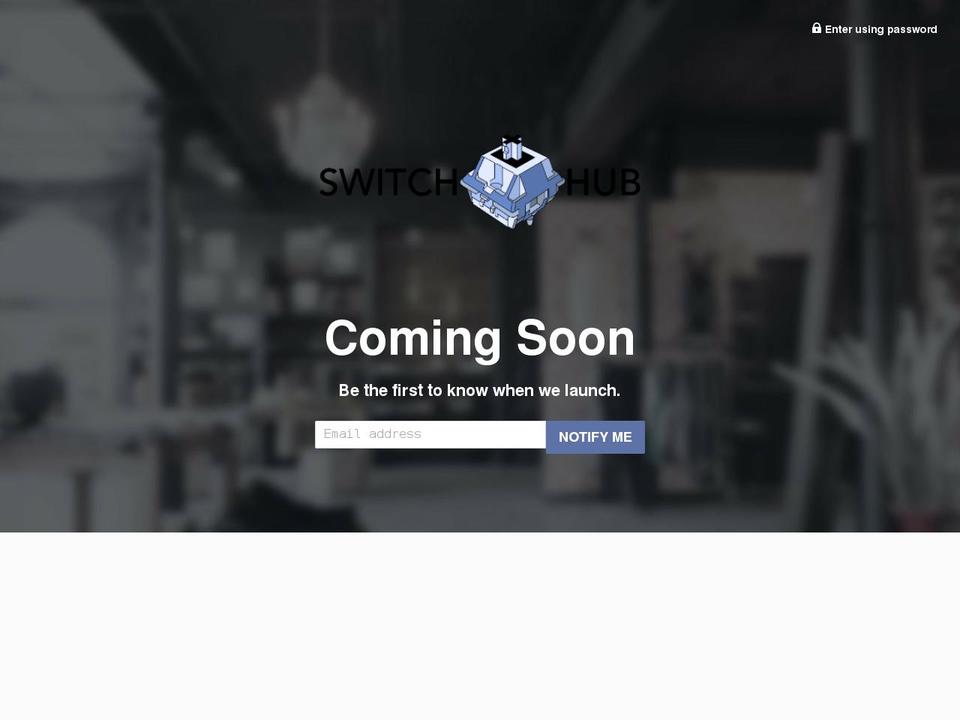 switchhub.net shopify website screenshot