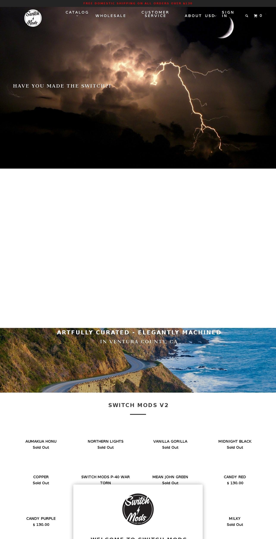 switchmods.com — Shopify storefront screenshot