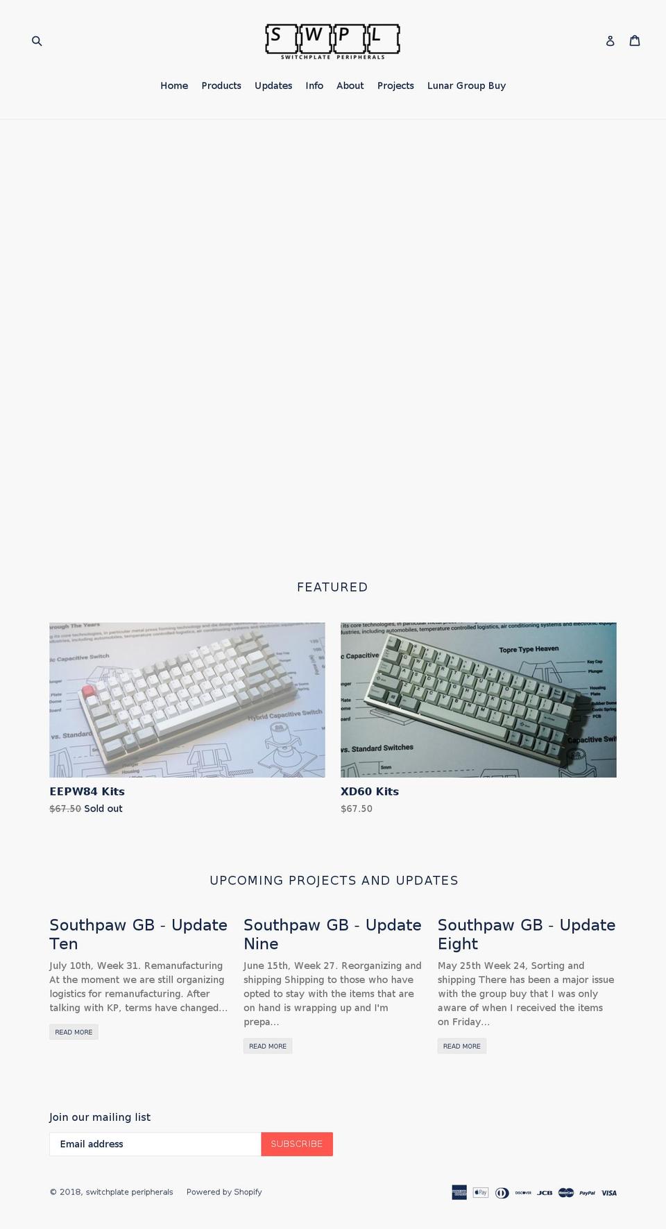 switchplate.co shopify website screenshot