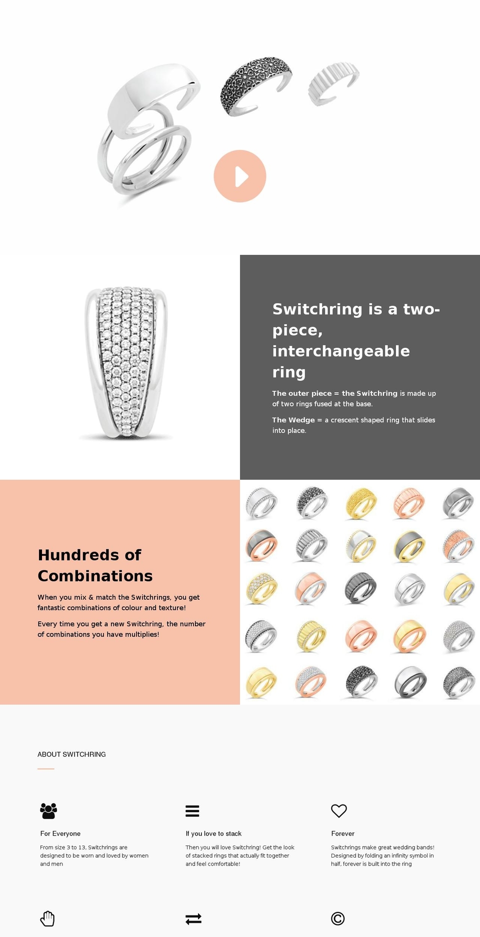 switchring.com shopify website screenshot
