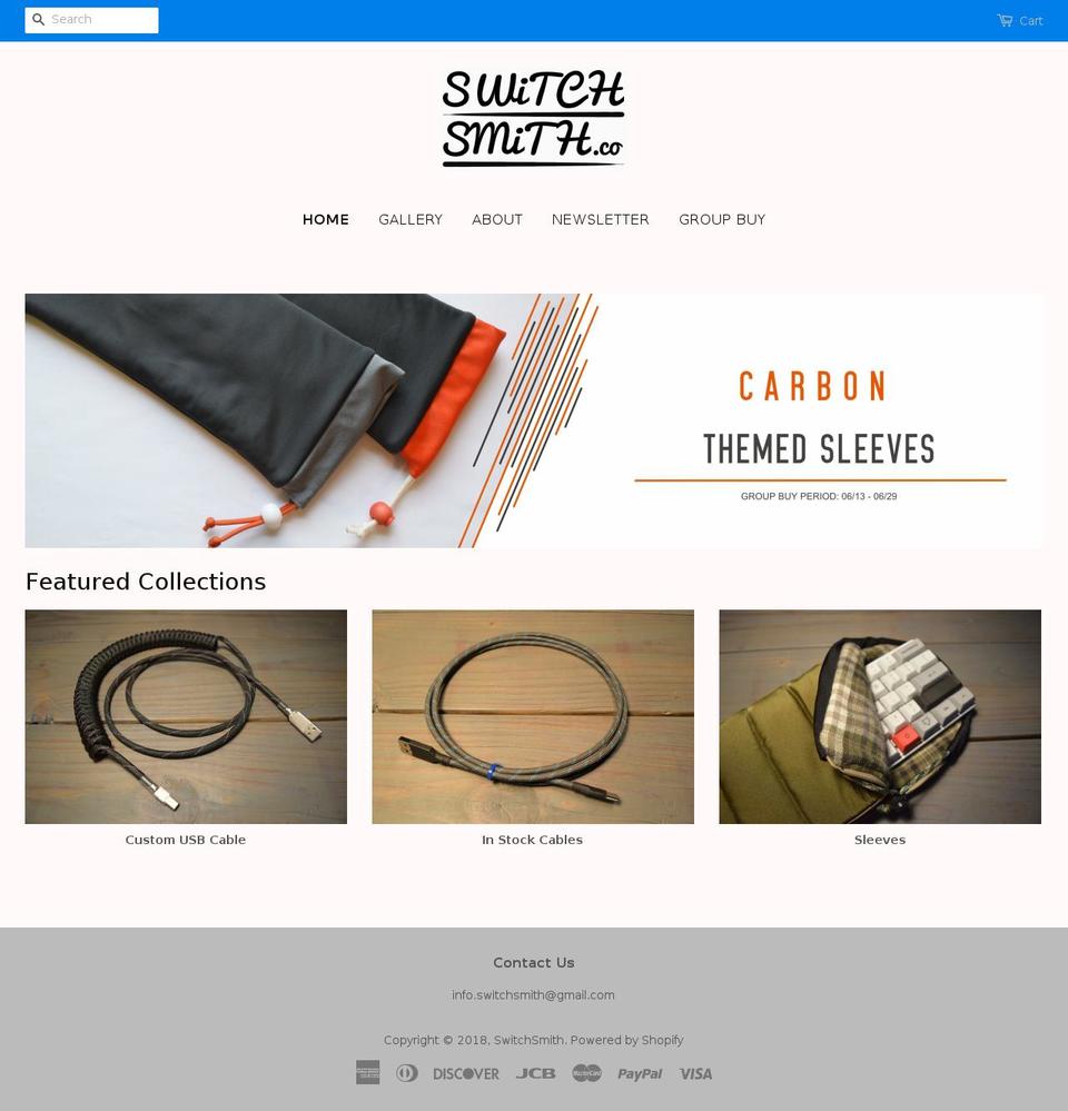 switchsmith.co shopify website screenshot