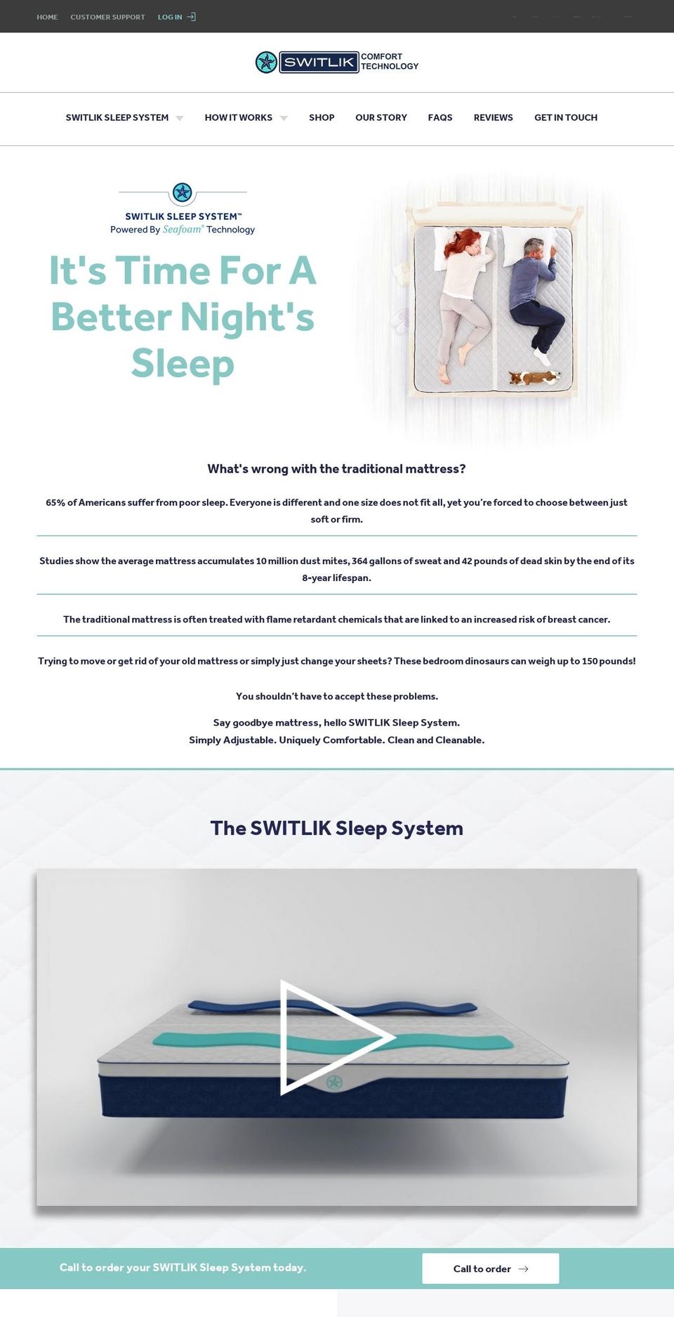 switlikcomforttech.com — Shopify storefront screenshot