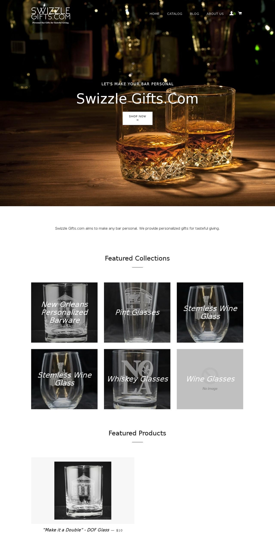 swizzlegifts.com shopify website screenshot