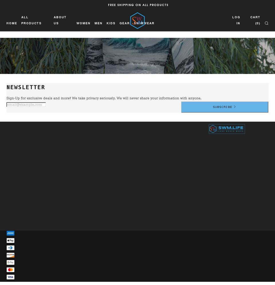 swm.life shopify website screenshot