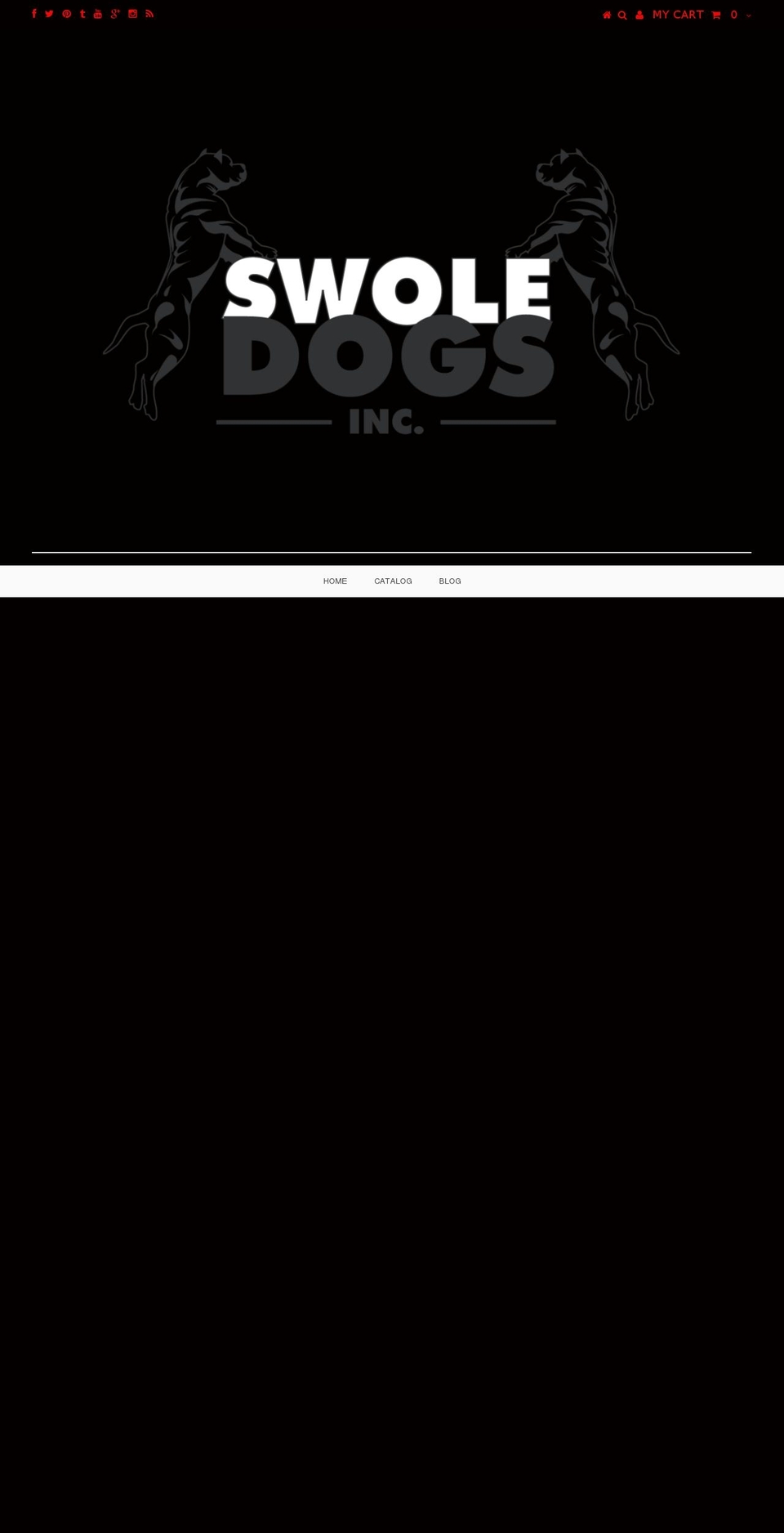 swoledogs.com shopify website screenshot