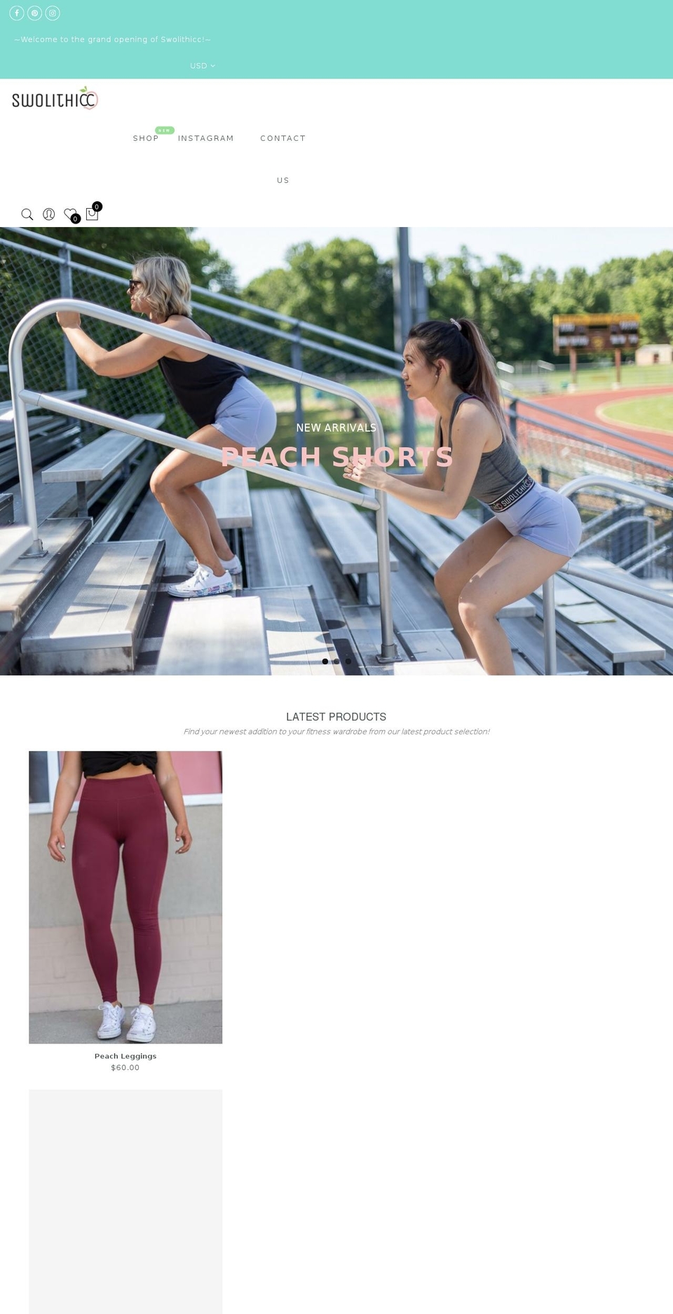Gecko Shopify theme site example swolithiccathletics.com