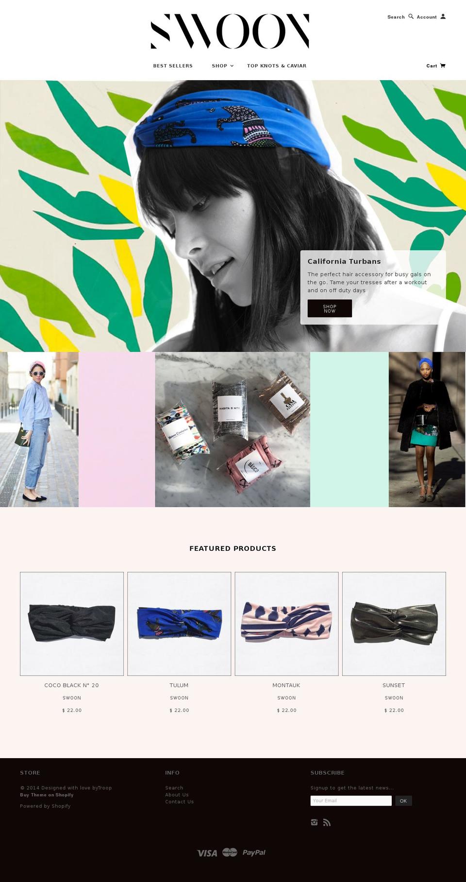 swoongirl.com shopify website screenshot