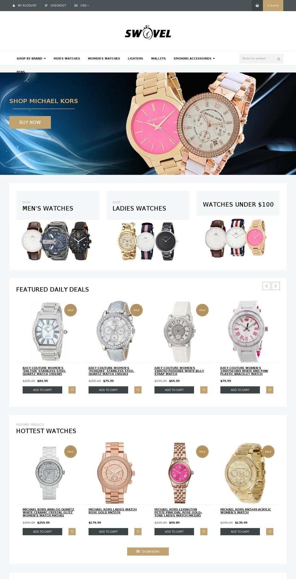 swoveldirect.com shopify website screenshot