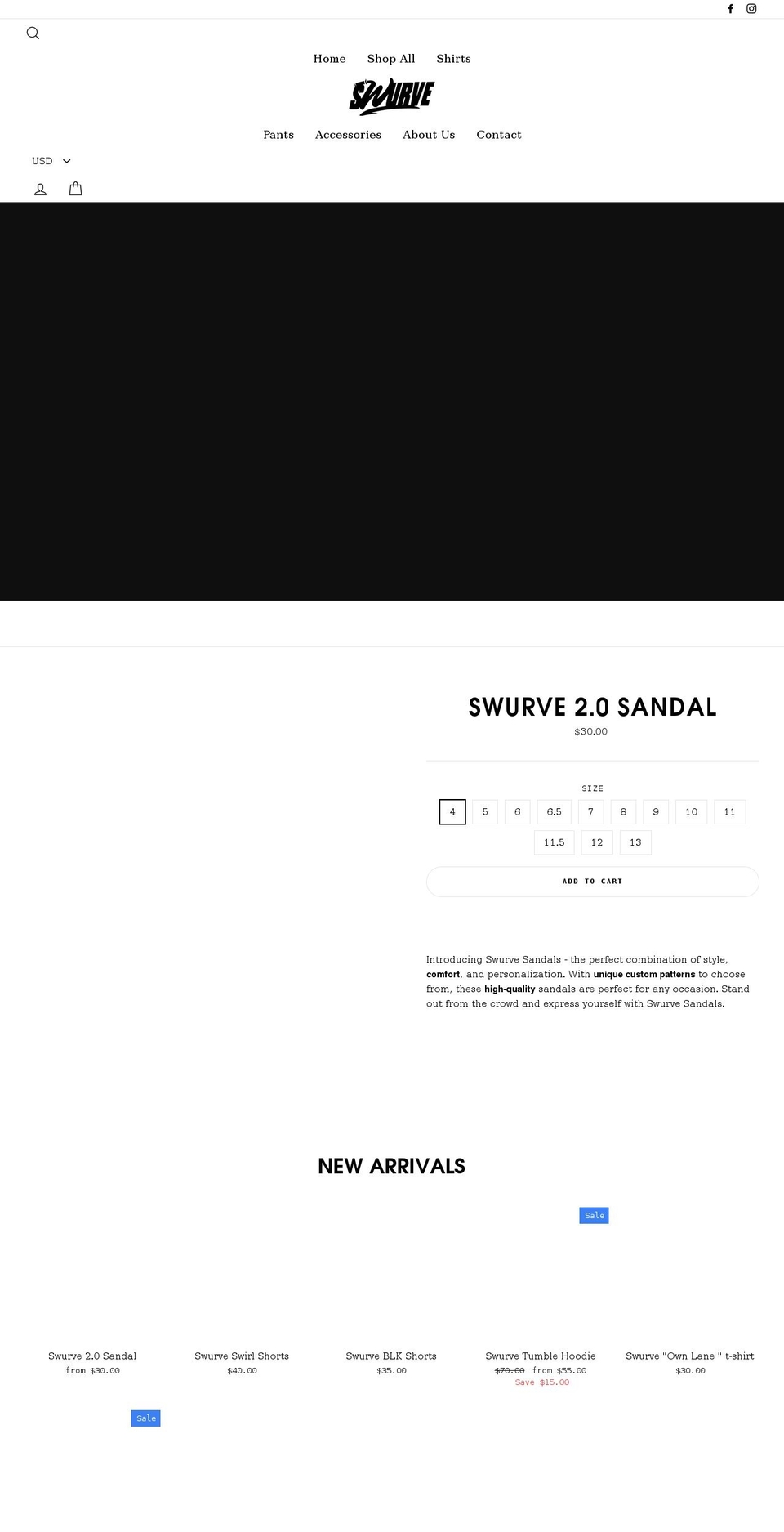 swurveapparel.com shopify website screenshot