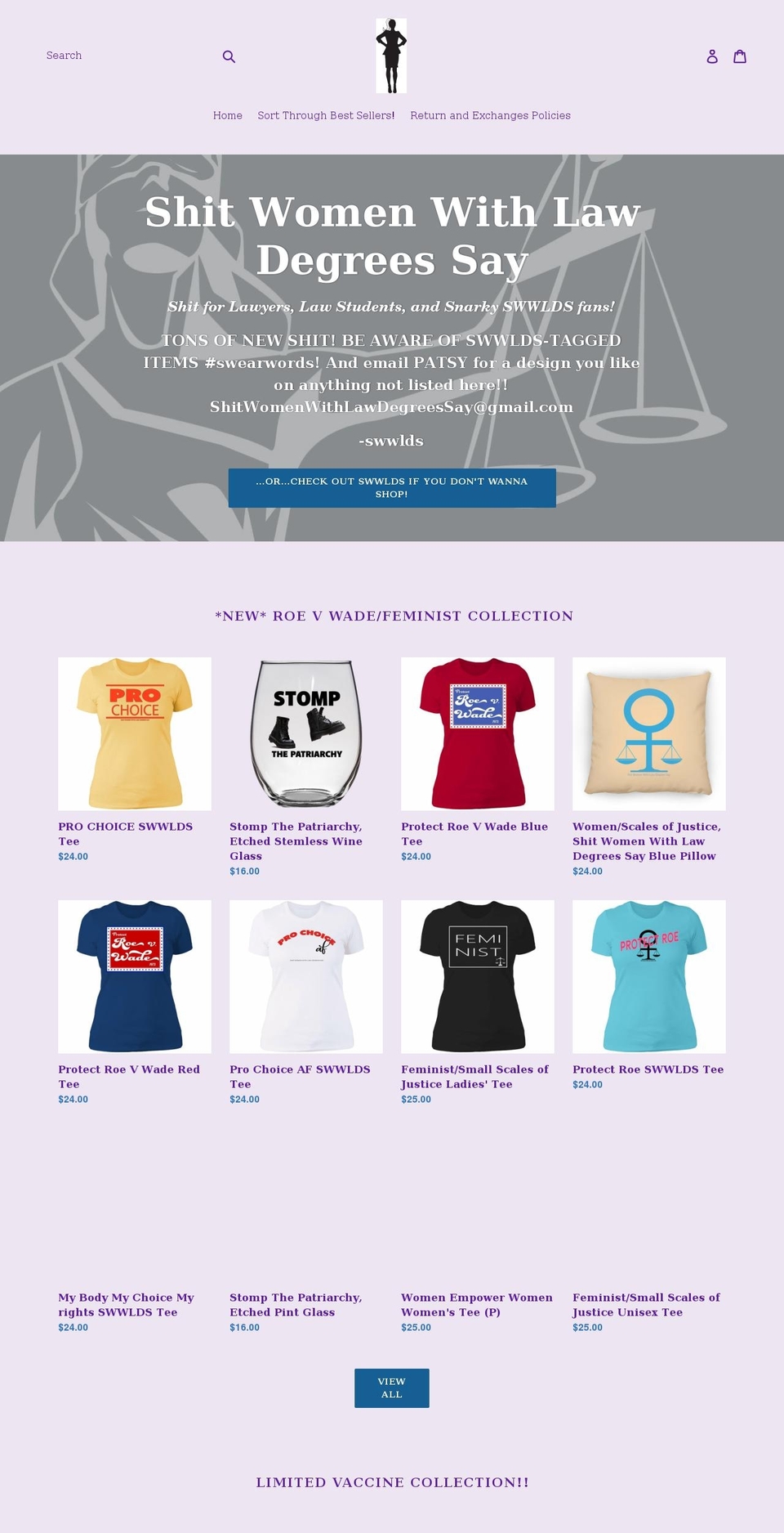 swwlds.com shopify website screenshot